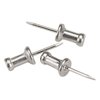 Gem Push Pins, 1/2", Aluminum, PK100 CPAL4